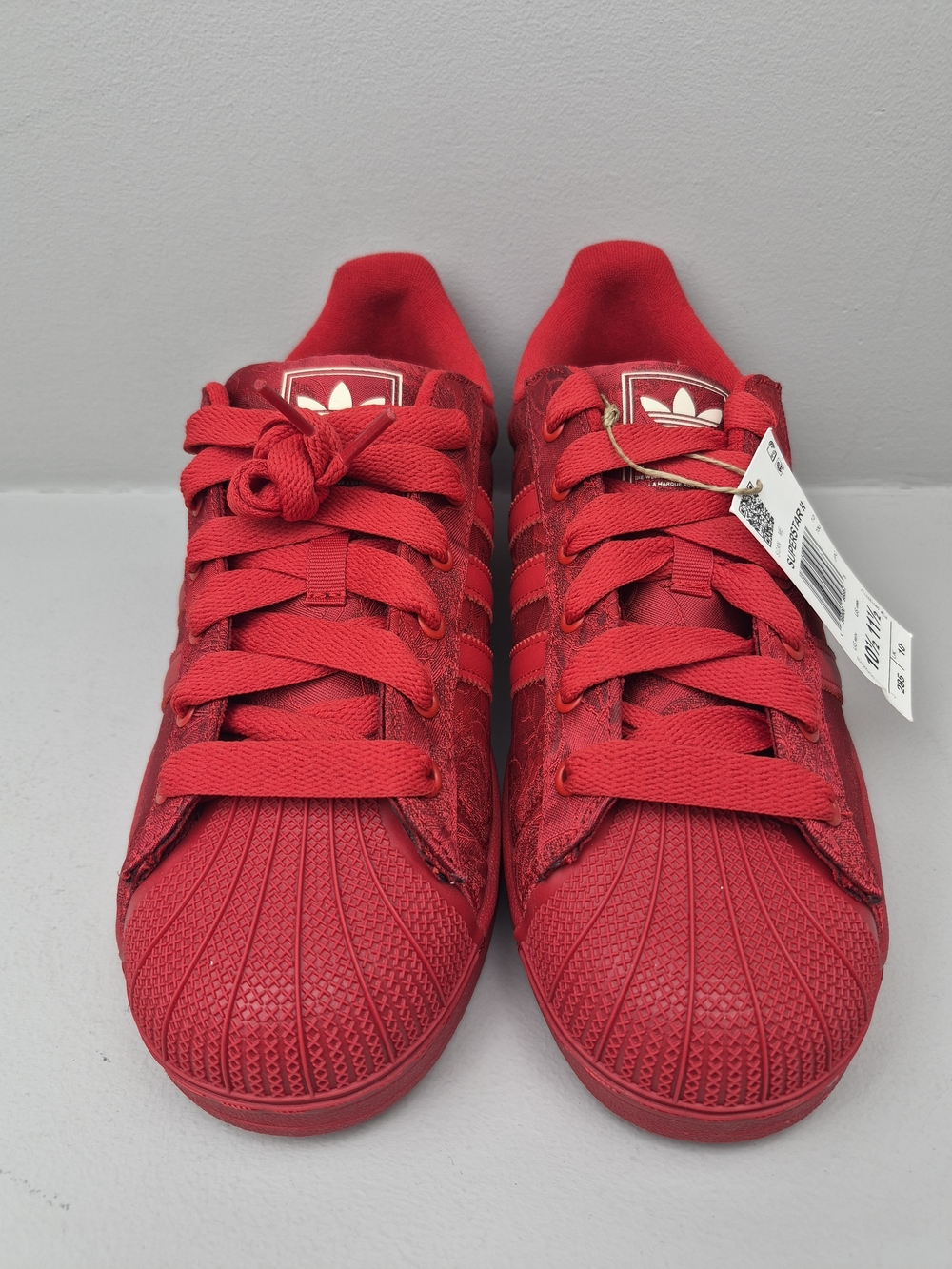 adidas Superstar II Low Top Lace Up Better Scarlet/Wonder White IH9302 2025 Mens - Picture 2 of 11